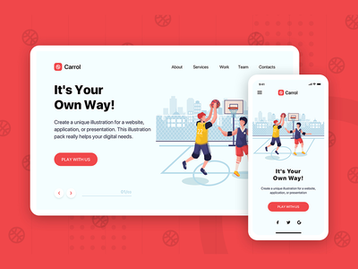 Carrol - 横幅和登陆页面(Carrol - Banner & Landing Page)