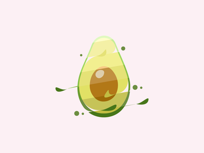 鳄梨矢量图(Avocado vector illustration)