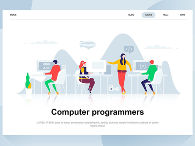 计算机程序员平面概念(Computer Programmers Flat Concept)