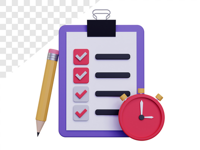 用铅笔进行 3d 考试(3d exam with pencil)