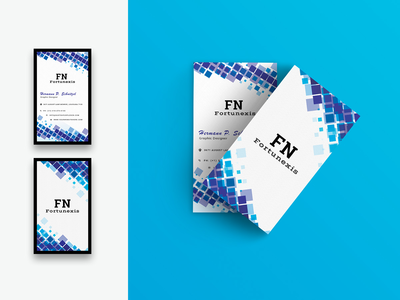 抽象名片-03-垂直(Abstract Business Card-03-Vertical)