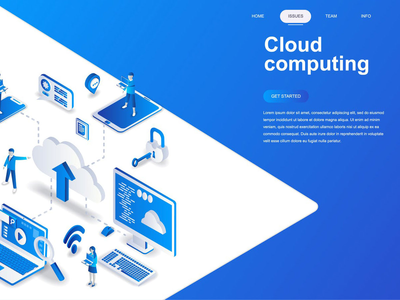 云计算等距概念(Cloud Computing Isometric Concept)