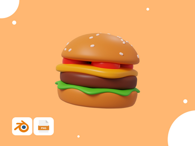 汉堡 - 快餐 3D 包(Burger - Fast Food 3D Pack)