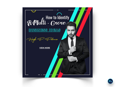 商业社交媒体帖子模板(Business Social Media Post Template)