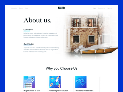 关于我们页面(About us page)