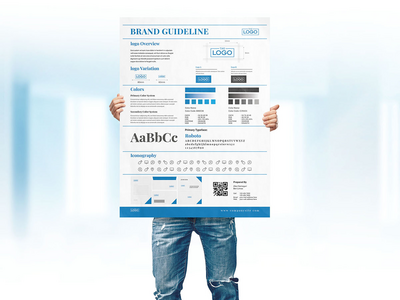 A3 品牌指南海报 Din A3 品牌指南海报(A3 Brand Guideline poster Din A3 Brand Guideline poster)