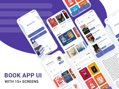 预订应用程序 UI 套件(Book App Ui Kit)