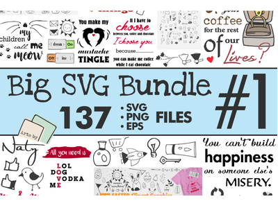 Big Fun SVG 包的报价和插图。(Big Fun SVG bundle of Quotes and Illustrations.)