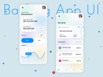 银行应用程序界面(Banking App UI)