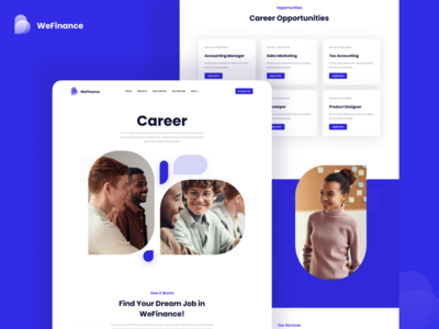 职业设计登陆页面(Career Design Landing Page)