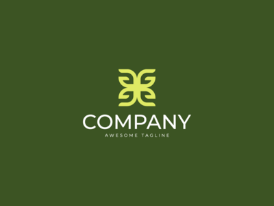 专业标志的抽象豪华叶子(Abstract luxury leaf for profesional logo)