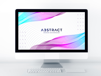 抽象现代彩色背景(Abstract modern Colorful background)