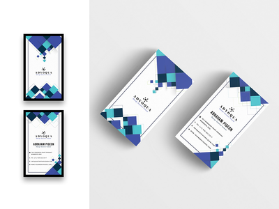 企业名片-02-垂直(Corporate Business Card-02-Vertical)