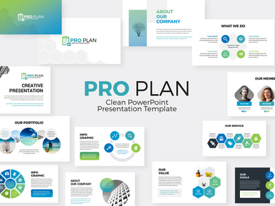 商业信息图表演示文稿的PowerPoint模板(Business Infographic Presentation PowerPoint Template)