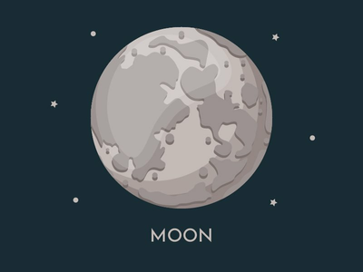 10 月亮行星矢量(10 Moon Planet Vector)