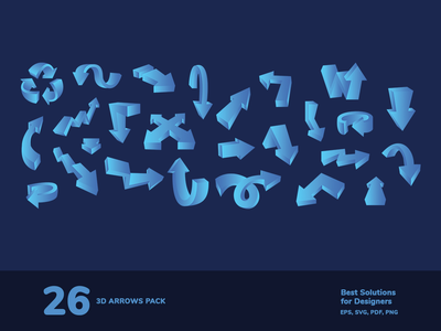 3D 箭头包(3D arrows pack)