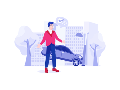 意外保险矢量图解概念(Accident Insurance Vector Illustration concept)