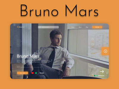 布鲁诺火星网(Bruno Mars Web)