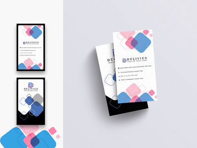 抽象名片-04-垂直(Abstract Business Card-04-Vertical)