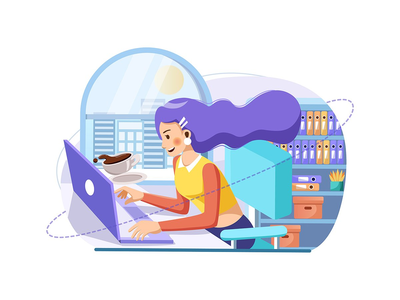 商业与金融插画概念(Business & Finance Illustration concept)