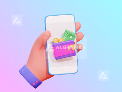 3d 手势金融插图(3D Hand Gesture Finance Illustration)
