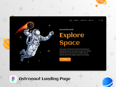 宇航员着陆页 2(Astronaut Landing Page 2)