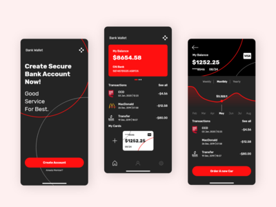 iOS 的银行应用程序概念(Bank App Concept For iOS)