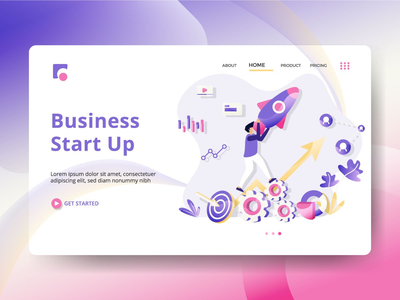 业务启动登陆页面(Business Start Up Landing page)