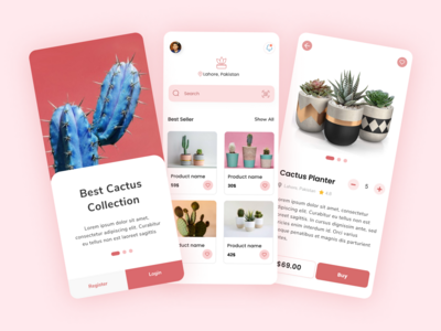Cactus Store Ecommerce Online Store - Plant Store iOS App(Cactus Store Ecommerce Online Store - Plant Store iOS App)
