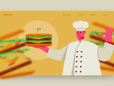 厨师 - 横幅和登陆页面(Chef - Banner & Landing Page)