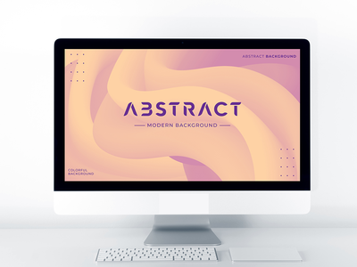 现代抽象背景与 3d 流体形状(Modern Abstract background with 3d fluid shapes)