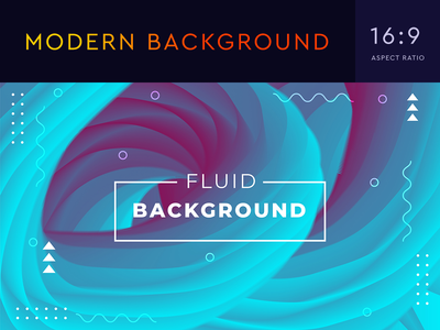 用于着陆页、海报、传单的具有 3D 流体形状的抽象背景(Abstract Background with 3D Fluid Shapes for Landing Page, Poster, Flyer)