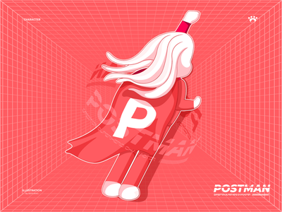 邮递员插图(postman illustration)