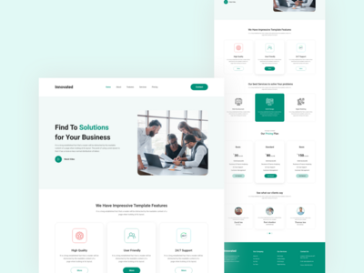 代理登陆页面设计(Agency Landing Page Design)