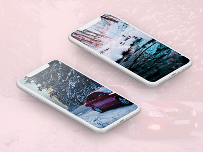 雪背景用户界面(Snow Background UI)