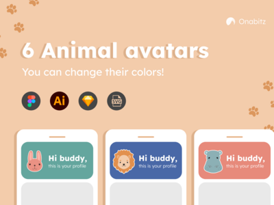 动物头像(Animal avatars)