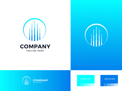 建筑标志模板(Building Logo Template)