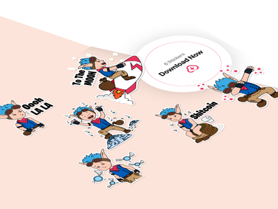 加密货币贴纸概念，加密货币字符，加密货币贴纸(Crypto Sticker Concept, Cryptocurrency Character, Cryptocurrency Sticker)