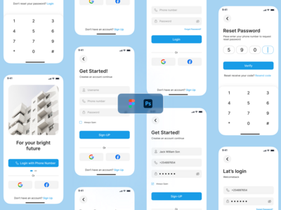 BooKing - Figma & Photoshop V1 的酒店预订 UI 套件(BooKing - Hotel Booking UI Kit for Figma & Photoshop V1)