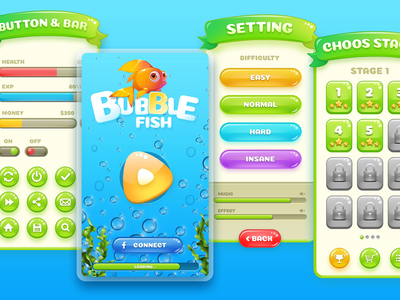 游戏资产 - Bubble Glossy(Game Asset - Bubble Glossy)
