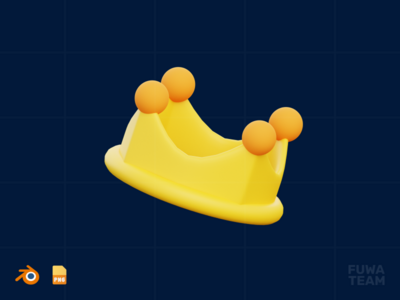 Crown - 3D 游戏插画包(Crown - 3D Game Illustration Pack)