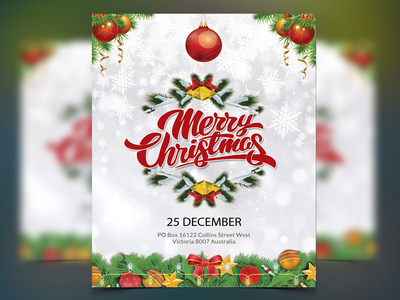 圣诞传单(christmas flyer)