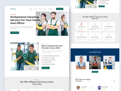 清洁与服务网站(Cleaning & Service Website)