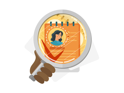 最佳候选人选择插图概念(Best candidate selection illustration concept)