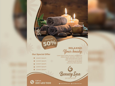 美容水疗传单(Beauty Spa Flyer)
