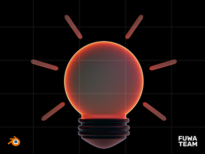 3D游戏属性在黑暗插图包中发光 - 敏捷（正面）(3D Game attribute glow in the dark illustration pack - Dexterity (Front))