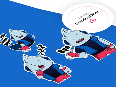 字符贴纸概念(Character Sticker Concept)