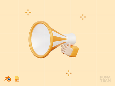 广告 - 3D 销售和营销插图(Advertisement - 3D Sale & Marketing Illustration)