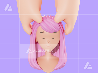 3d 插图 spa 按摩对象(3d illustration spa massage object)
