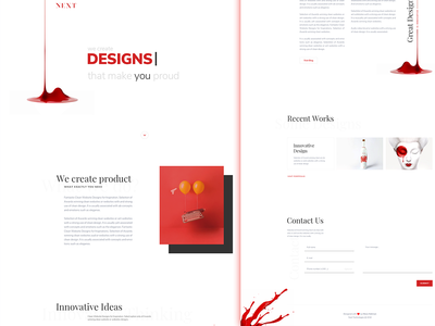 代理登陆页面设计(Agency Landing Page Design)